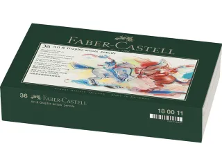 Bewaarblik Faber-Castell geschikt voor 36 potloden. Voorzien van 3 inl - 5