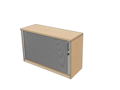 jaloeziedeurkast,HxBxD 720x1200x445mm,1xhouten vloer,1,5 OH,NE-esdoorn