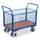 Platformwagen 400kg Laadvlak 880x500mm 4 Gaaswanden Ral 5010