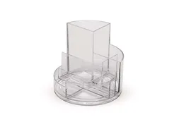 Pennenkoker MAUL roundbox 7 vakken Ø140x125mm transparant