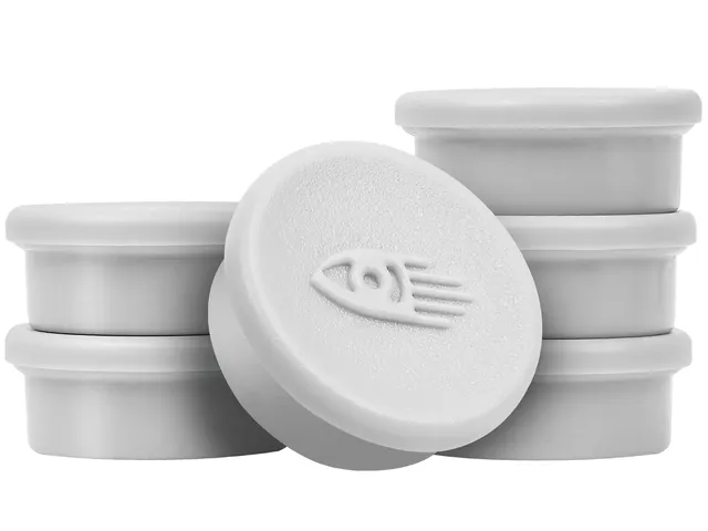 Magneet Legamaster 20mm 250gr wit 8 stuks