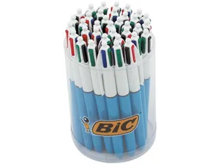 Balpen 4 Colours medium assorti, tubo van 36 stuks - 3