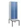 locker met bank,HxBxD 1950x600x815mm,2vak,vak B 300mm,cil.-slot