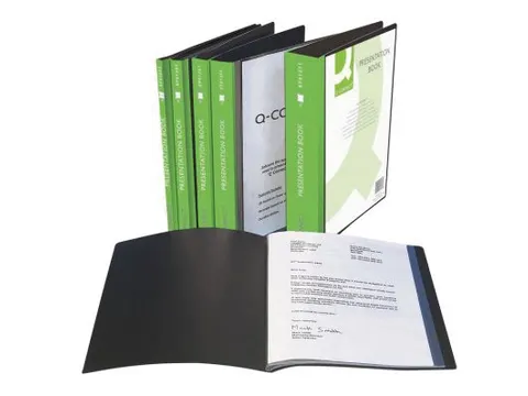 Showalbum Personaliseerbaar A4 100 Tassen Zwart