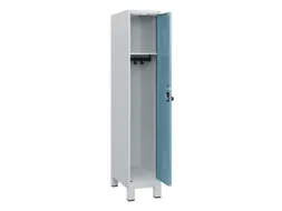 schoollocker,HxBxD 1630x300x500mm,1vak,vak B 300mm,draaigrendel,voeten