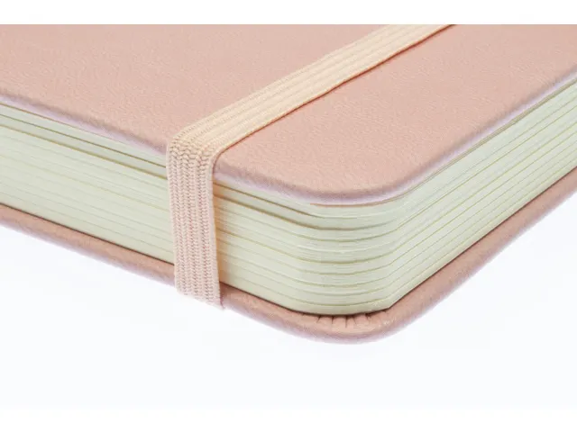 Carnet de croquis PU couverture rigide 80 feuilles A5 vieux rose
