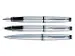 Stylo bille Waterman Expert acier inoxydable métallisé CT pointe moy