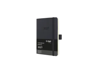 Weekagenda Conceptum A6 2027 (NL/FR/EN/DU) zwart Softcover - 2
