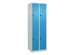 dubbeldekse locker,HxBxD 1850x600x500mm,2x2vak.,vak B 300mm