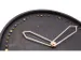 Wandklok NeXtime dia. 35 cm, polyresin, zwart