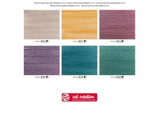 Acrylverf Talens Art Creation metallic assorti 6 tubes à 12ml - 4