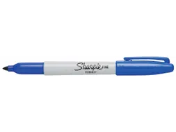 Viltstift Sharpie Fijne punt rond 0.9mm Blauw
