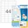 HERMA 4272 Premium Adresetiketten A4 48,3x25,4mm Wit 4400 stuks