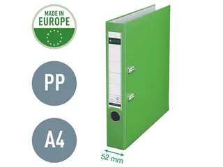 Ordner Leitz 1015 A4 50mm PP lichtgroen - 4