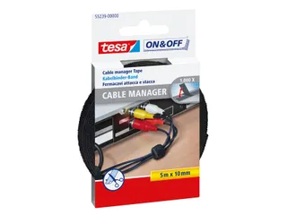 Kabelmanager tesa On & Off bundelen 5mx10mm zwart - 1