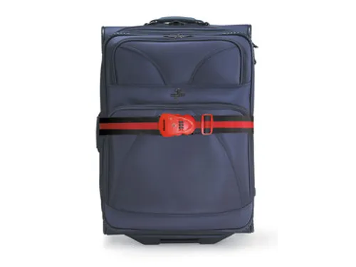 Kofferriem MasterLock TSA rood/zwart