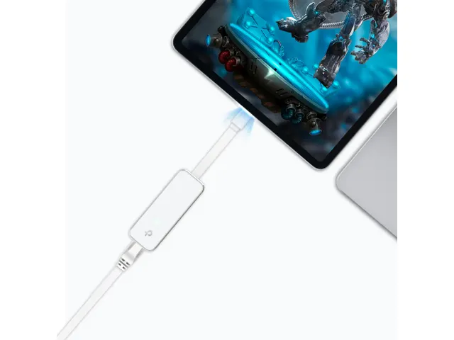 TP-Link UE300C, Bedraad, USB Type-C, Ethernet, 1000 Mbit/s, Wit