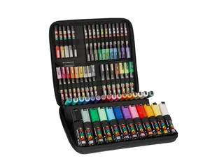 Paintmarker Uni POSCA assorti koffer à 60 stuks - 1