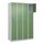 lockerkast,HxBxD 1850x1200x500mm,4x4vakken,vak B 300mm,cil.-slot
