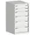 ladekast HxBxD 1000x525x650mm 6laden romp RAL7035 front RAL7035