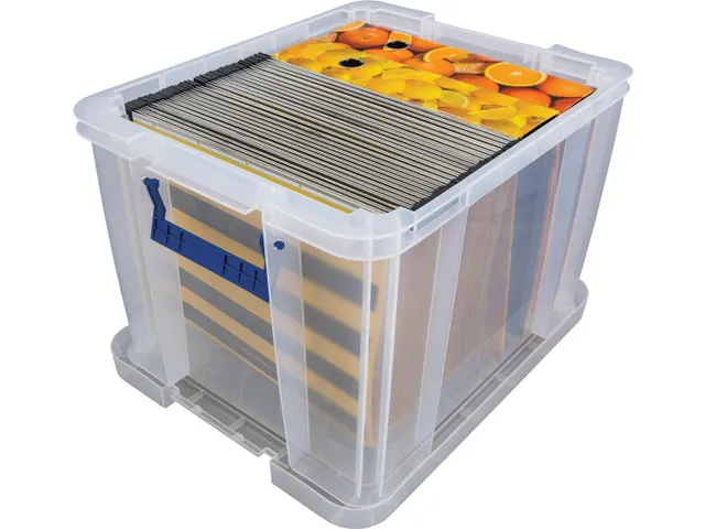 Opbergdoos Transparant 36 Liter 3 Stuks