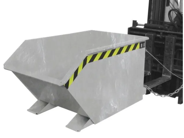 Kiepbak voor spaanders,HxLxB 680x1440x780mm,0,5m³,draagverm. 1000kg