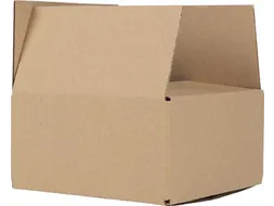 Verzenddoos enkele golf 3 mm bruin 200 x 200 x 100 mm