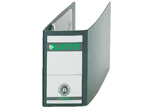 Ordner Leitz 1078 A6 77mm dwars karton zwart