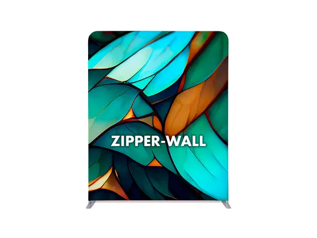 Beurswand Zipper-Wall Straight Basic 200x250cm