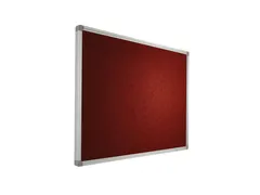 Prikbord 45x60cm Oranjerood Accent Softline Profiel 16mm