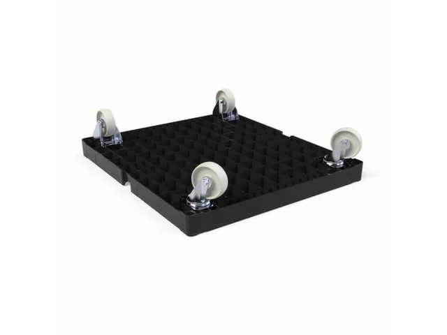 laadbord,draagverm. 500kg,LxB 815x724mm,kunststof,zwart