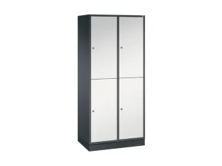 grootvolume garderobekast,RAL 7021/RAL 7035,HxBxD 1950x820x500mm - 2