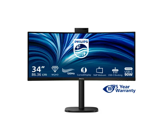 Curved Business monitor 34B2U3600CH WQHD-monitor met USB-C