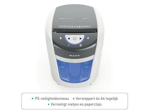 Papiervernietiger Leitz IQ OptiMax 225 Home Office P5 snippers 2x15mm
