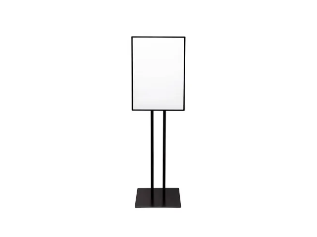Verlicht Menustandaard LED Slide In A2 Zwart