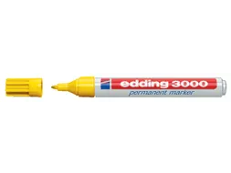 Viltstift edding 3000 rond geel 1.5-3mm