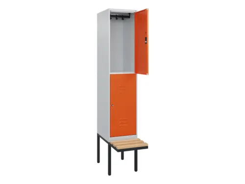 Dubbeldekse dekenkist,HxBxD 2120x400x815mm,1x2vak.,vak B 400mm