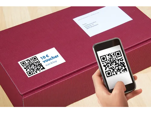 HERMA 9643 QR-code etiketten A4 80x40mm Wit 300 stuks