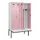 PBM-locker met bank,HxBxD 2120x1200x815mm,4vak,vak B 300mm