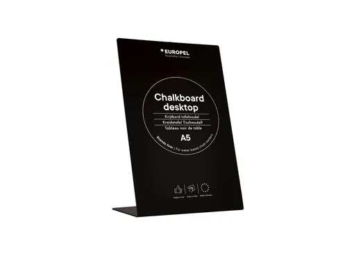Krijtbord Europel L-standaard A5