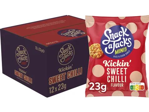 Mini rijstwafels Snack-a-Jacks sweet chili