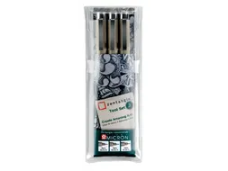 Fineliner Bruynzeel Zentangle Pigma Micron Set Zwart 3 stuks