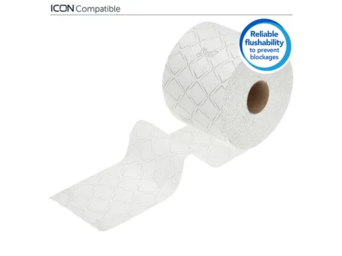 Toiletpapier Scott Essential 2-laags 600vel wit 8517