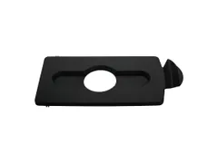 Deksel Flessen/blik Voor Slim Jim Recyclingstation Zwart