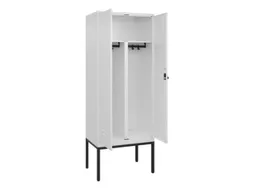 PBM-locker,HxBxD 2120x800x500mm,2vak,vak B 400mm,draaigrendel