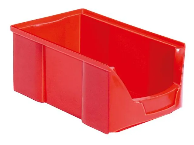 Zichtbak Hxbxd 145x200x360/310mm Pe Rood