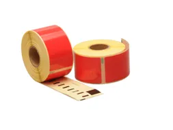 Dymo Compatible Label 99012 36x89mm Rood