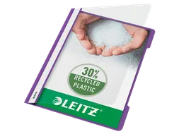 Snelhechter Leitz 4191 standaard A4 violet 30% gerecycled plastic