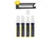 Krijtstift Securit Sma-720 Blokpunt 7-15mm Wit 4 Stuks