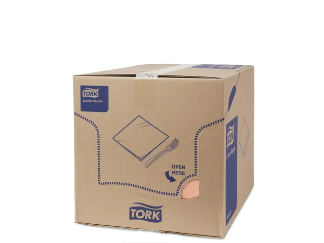 Tork 477863 Soft Lunchservet Advanced Perzik 33x33cm